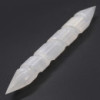 Baguettes spirales en sélénite - 16 cm (pointez les deux extrémités)
