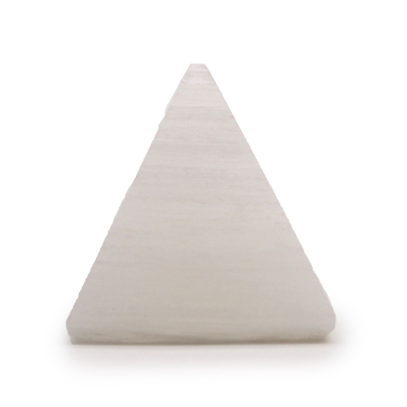 Pyramide de sélénite - 5 cm
