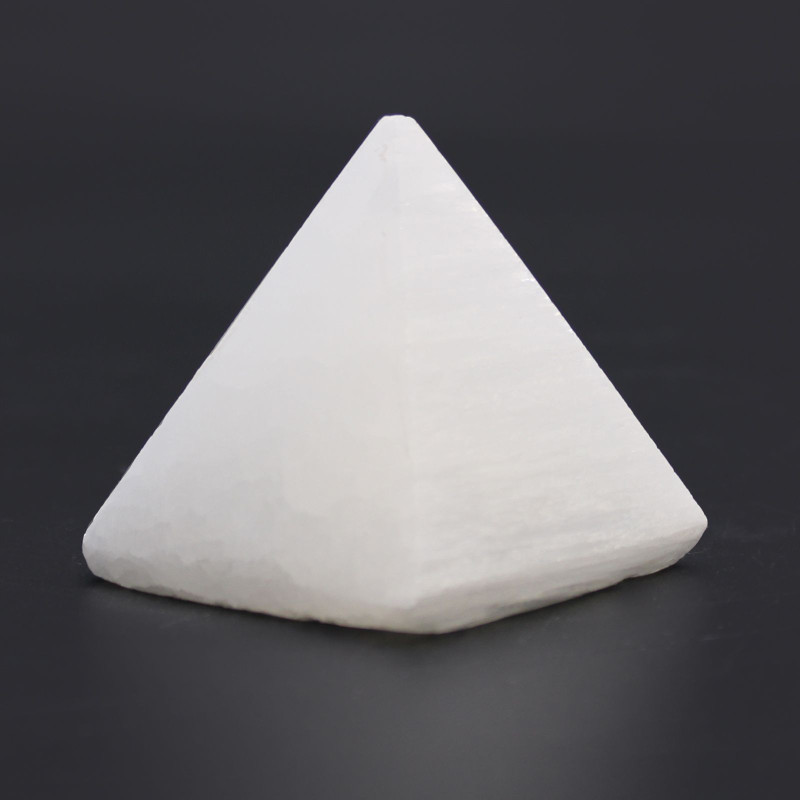 Pyramide de sélénite - 5 cm