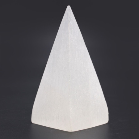 Pyramide de sélénite - 10 cm