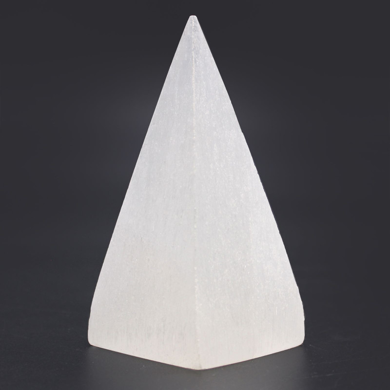 Pyramide de sélénite - 10 cm