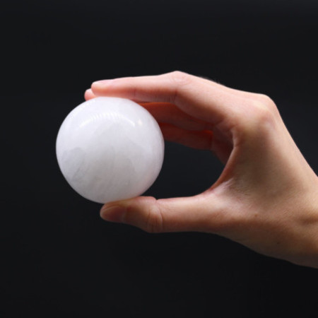 Sphère de sélénite - 5-6 cm