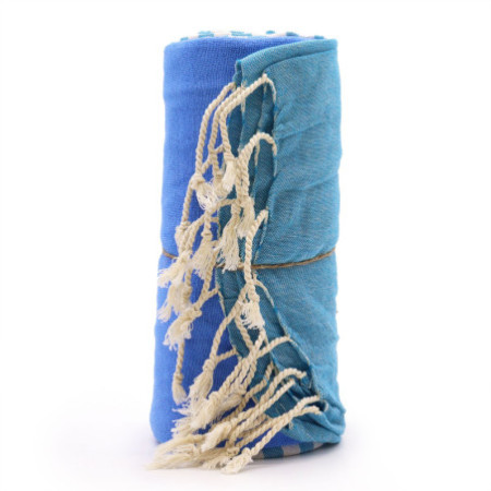Serviette Pario en coton - 100x180 cm - Bleu ciel