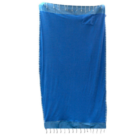 Serviette Pario en coton - 100x180 cm - Bleu ciel