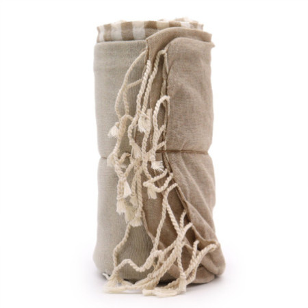 Serviette Pario en coton - 100x180 cm - Sable chaud