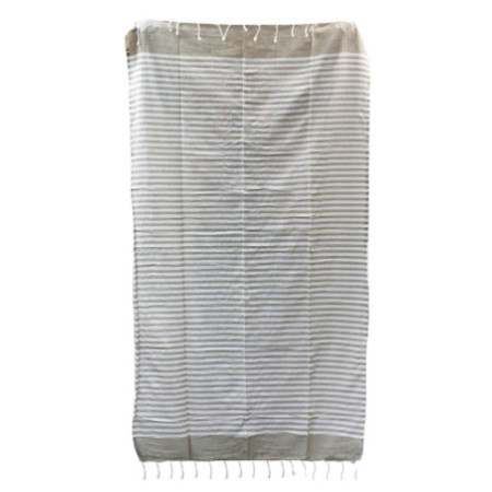 Serviette Pario en coton - 100x180 cm - Sable chaud