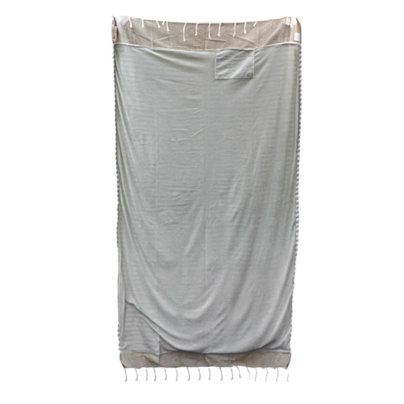 Serviette Pario en coton - 100x180 cm - Sable chaud