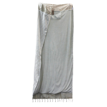 Serviette Pario en coton - 100x180 cm - Sable chaud