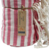 Serviette Pario en coton - 100x180 cm - Rose vif