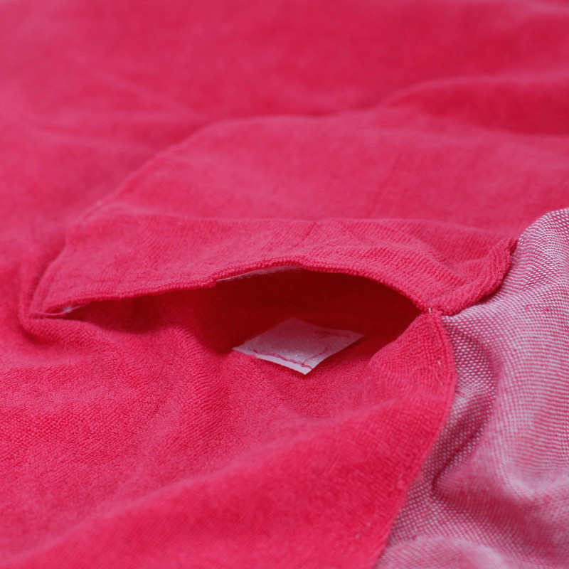 Serviette Pario en coton - 100x180 cm - Rose vif