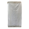 Plaid Pario en coton - 100x180 cm - Sable chaud