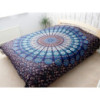 Couvre-lit double en coton + tenture murale - Mandala classique 230 cm x 200 cm