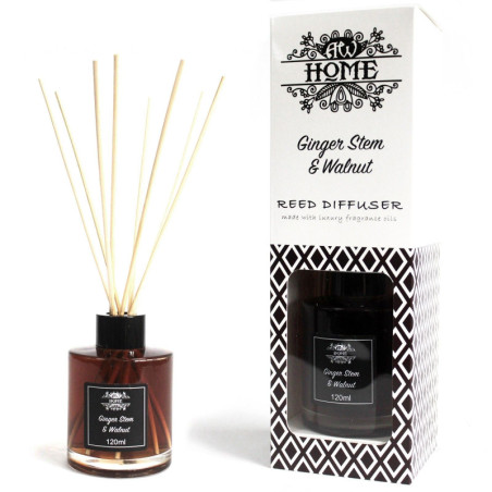 Diffuseur de parfum 120 ml - Tige de gingembre et noix