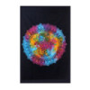 Couvre-lit double en coton + tenture murale - Hamsa noir 230 cm x 200 cm