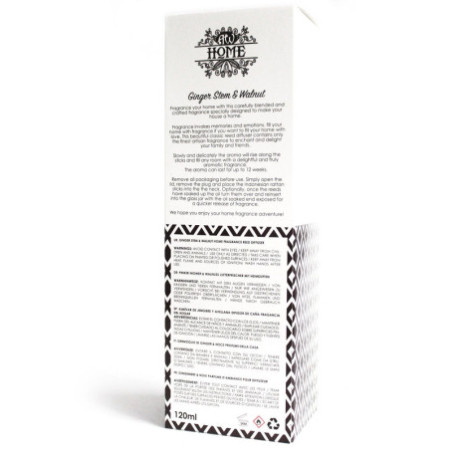 Diffuseur de parfum 120 ml - Tige de gingembre et noix
