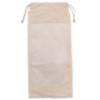 Pochette longue en coton avec fenêtre - 35 x 15 cm