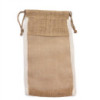 Grande pochette en jute lavée - 26 x 15 cm