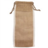 Pochette en jute lavée longue - 35x15cm
