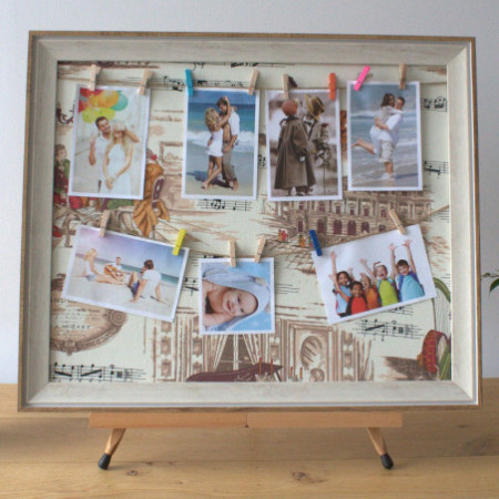 Grands cadres photo à pinces DIY - Mozart