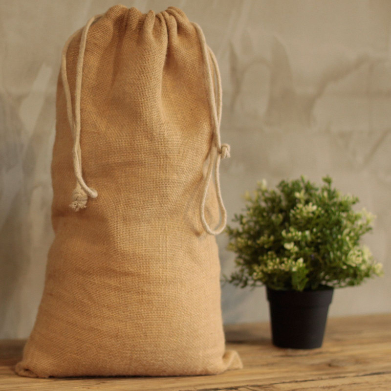 Grand sac en jute - 300 x 400 mm