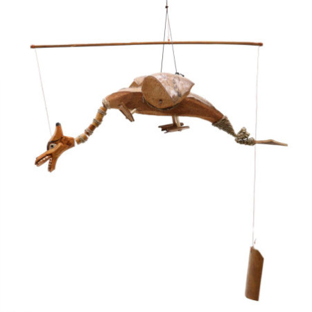 Mobile Dragon Noix de Coco Naturelle 37cm