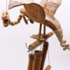 Carillons éoliens en forme de dragon de noix de coco