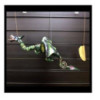 Grand mobile dragon vert noix de coco 46 cm