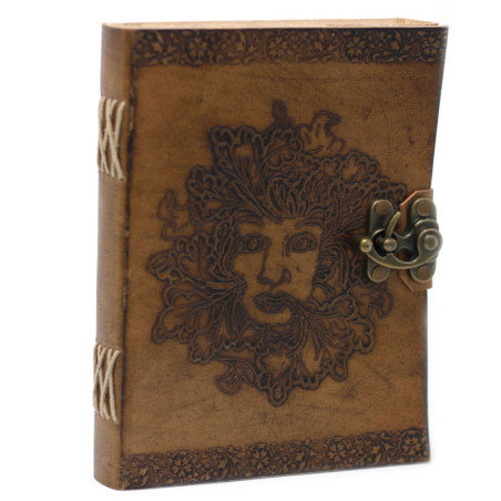 Carnet Greenman en cuir (20x15 cm)
