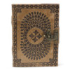 Carnet Mandala Bleu Cuir (18x13 cm)