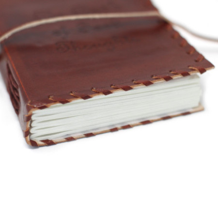 Carnet de pensées en cuir avec couverture (15 x 10 pouces)