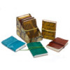 Mini carnet en cuir assorti (10x7,5 cm) - 1 pièce