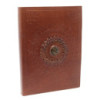 Carnet en cuir œil de tigre 17x12 cm