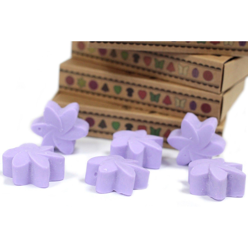 Coffret cadeau de 6 fondants de cire - Champs de lavande