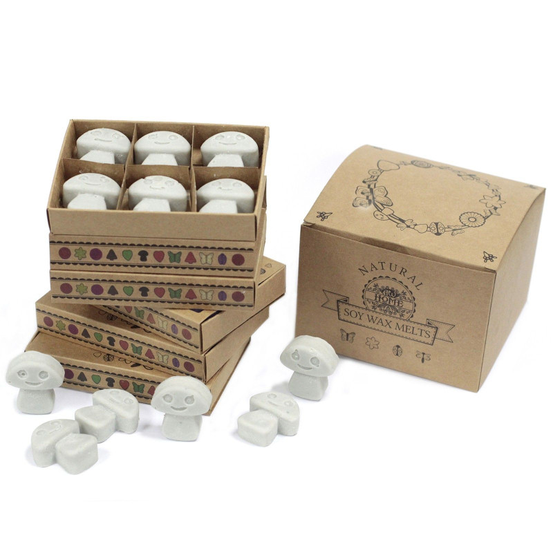 Coffret cadeau de 6 fondants de cire - Patchouli foncé