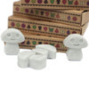 Coffret cadeau de 6 fondants de cire - Patchouli foncé