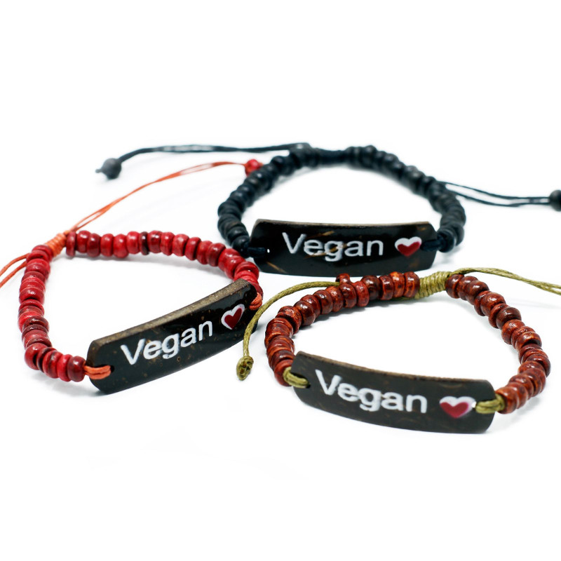 Bracelet avec slogan Coco - Vegan