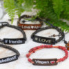 Bracelet avec slogan Coco - Vegan
