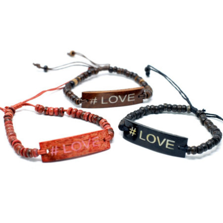 Bracelet avec slogan Coco - #Love