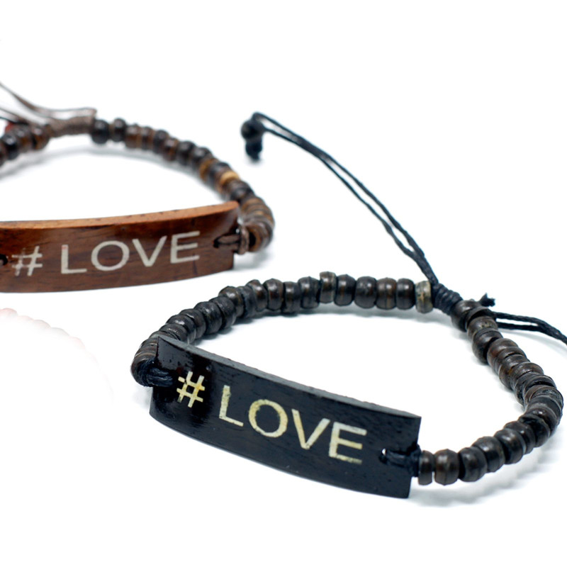 Bracelet avec slogan Coco - #Love