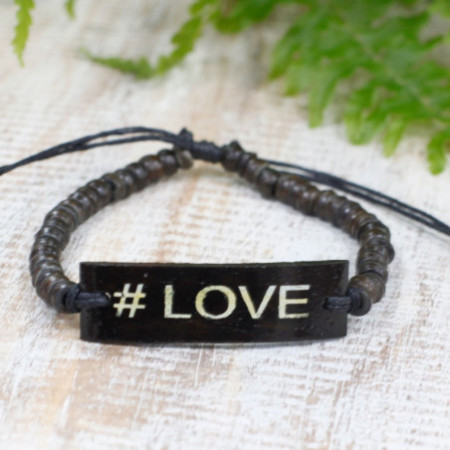 Bracelet avec slogan Coco - #Love