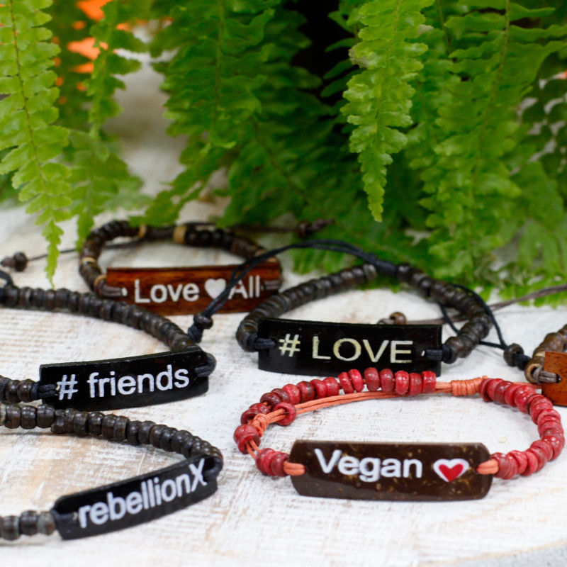 Bracelet avec slogan Coco - #Amis