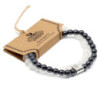 Bracelet magnétique en pierres précieuses - Quartz de roche
