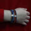 Bracelet magnétique en pierres précieuses - Sodalite