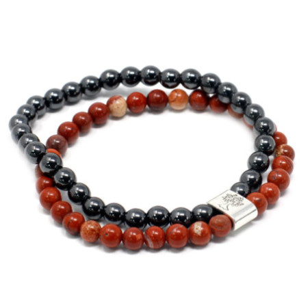 Bracelet magnétique en pierres précieuses - Redstone