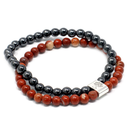 Bracelet magnétique en pierres précieuses - Redstone