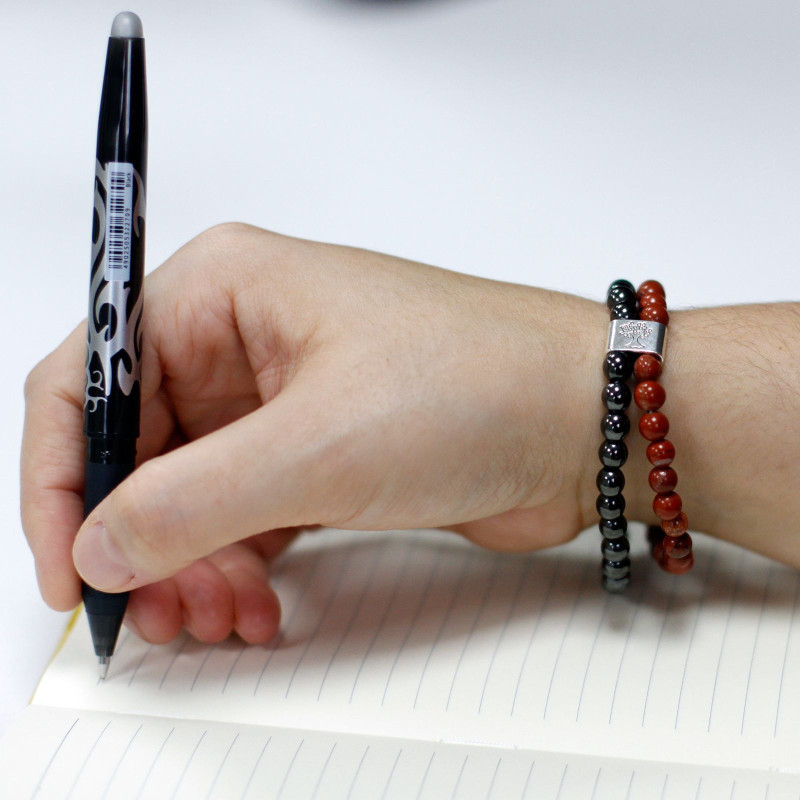 Bracelet magnétique en pierres précieuses - Redstone