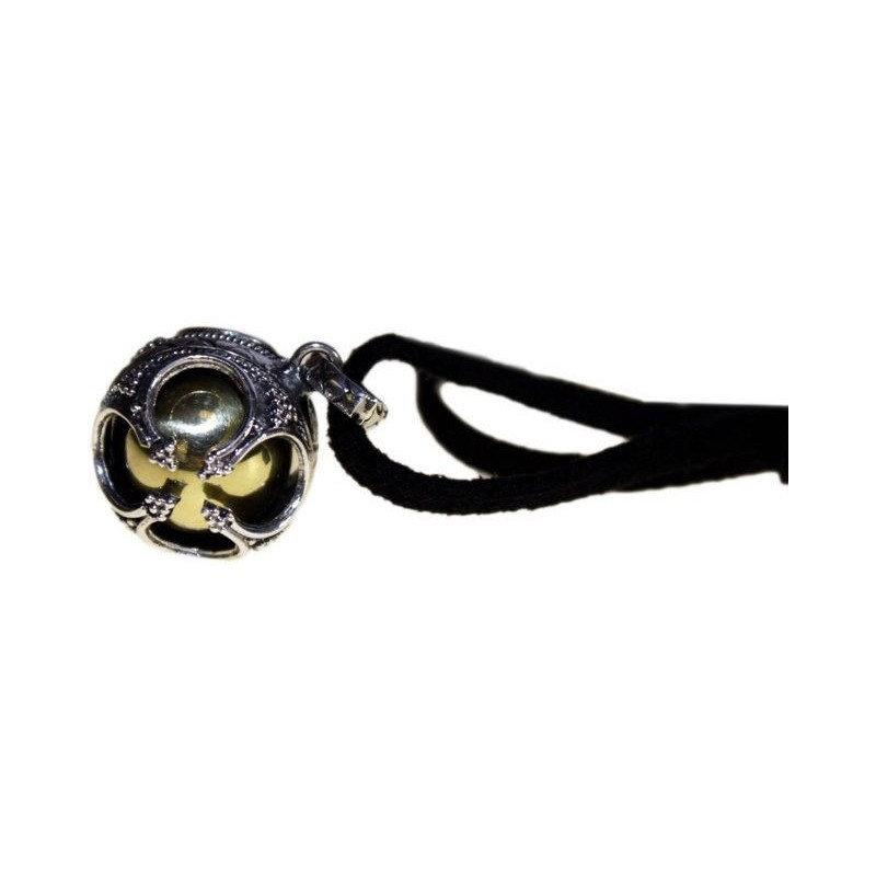 Cloche d'ange en argent - Prospérité - 16 mm