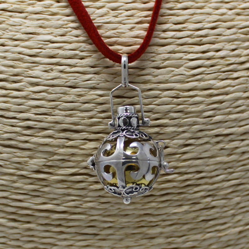 Cloche d'ange argentée - Magique - 18 mm