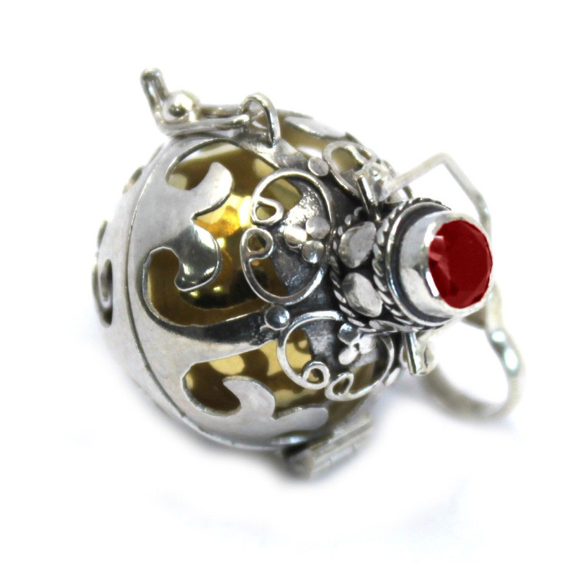 Cloche d'ange argentée - Magique - 18 mm