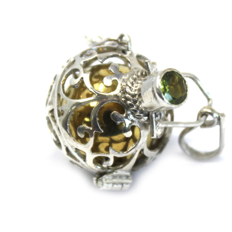 Cloche d'ange en argent - Romance - 18 mm